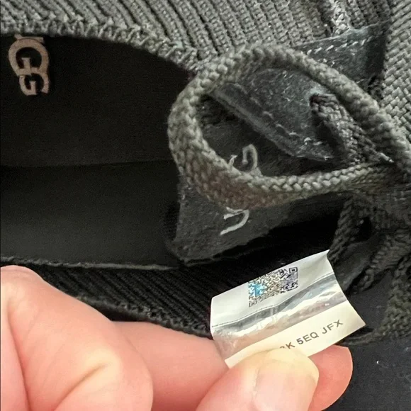 Ugg Suede Black Platform Sneakers - Picture 8 of 9